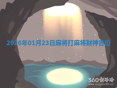 2026年01月23日麻将打麻将财神吉位 2026年01月23日麻将打麻将财神吉位